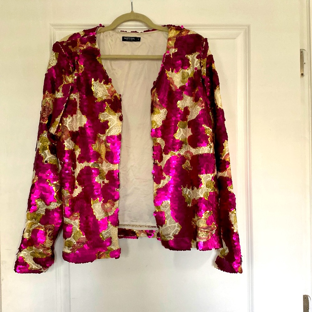 Nasty Gal Sequin Jacket